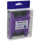 Wholesale - 6pk PURPLE PRO BEAUTY BUTTERFLY HAIR CLIPS C/ P 72, UPC: 769898530272